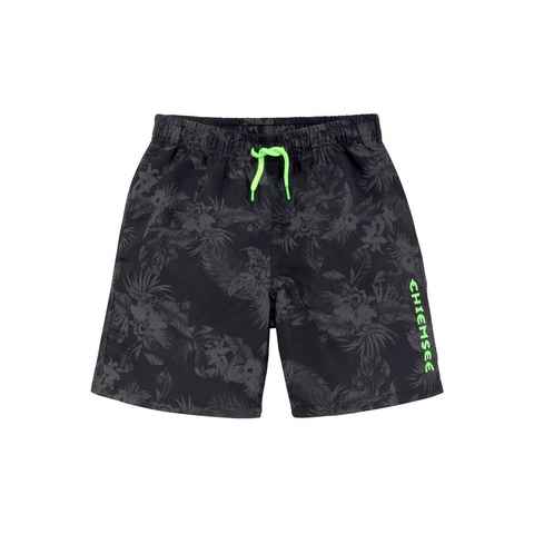 Chiemsee Badeshorts Esra Kids mit kontrastfarbenen Logodruck