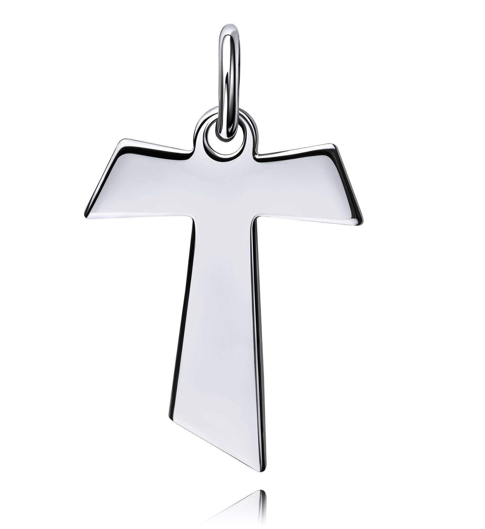 JEVELION Kreuzanhänger Antoniuskreuz Kreuz-Anhänger - Germany und für Kettenanhänger 925 Silber (Silberkreuz, Damen Made Herren), in