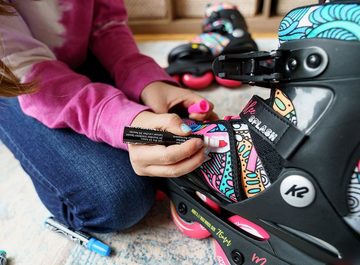 K2 Inlineskates K2 MARLEE SPLASH Kinder Inline Skate inkl Schlittschuh Eiskufen