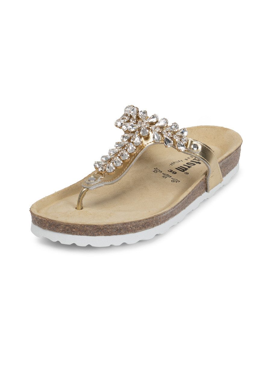 vitaform Damenschuhe Zehensteg Nappaleder Zehentrenner