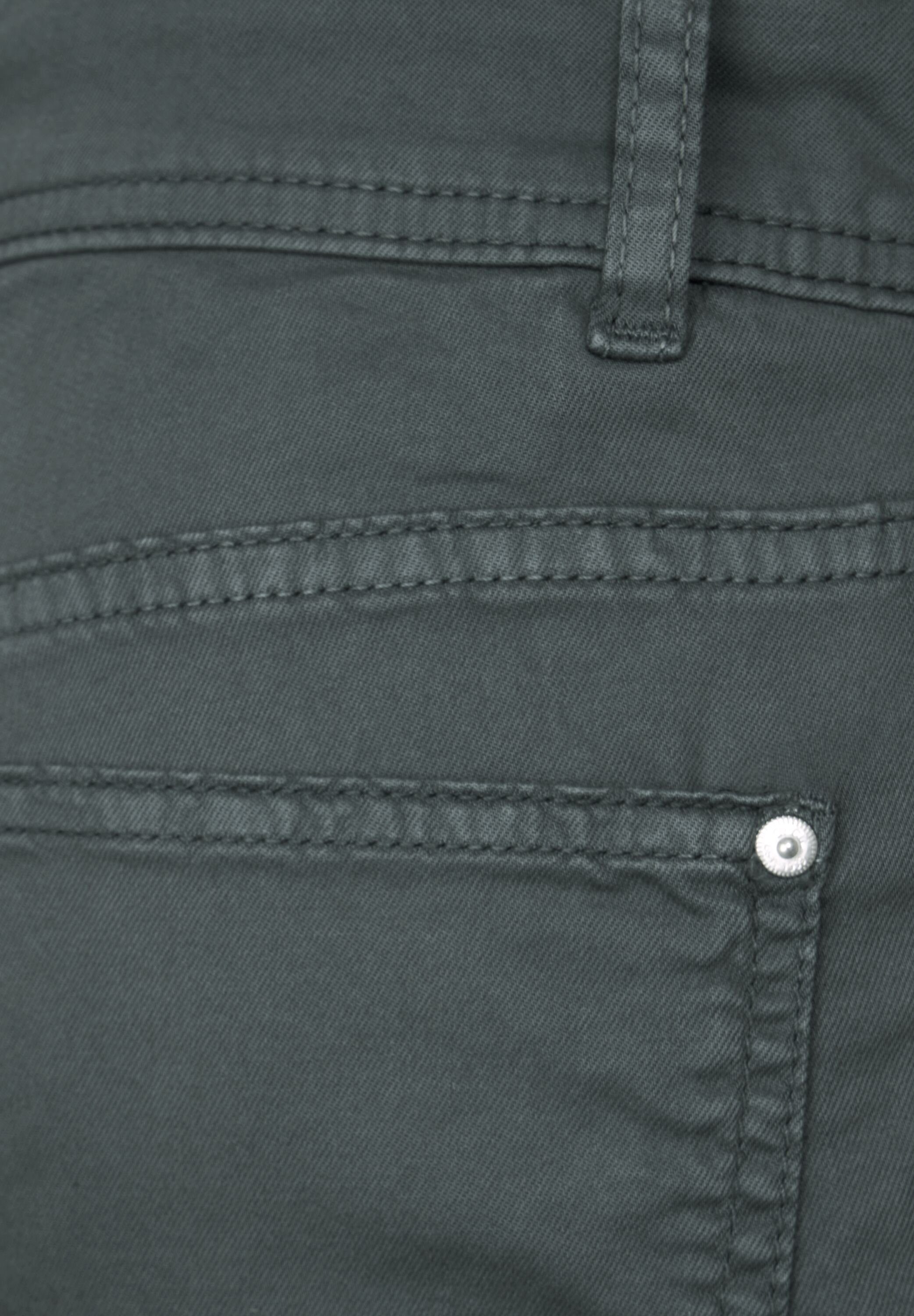 slate Cecil 5-Pocket-Style green Stoffhose
