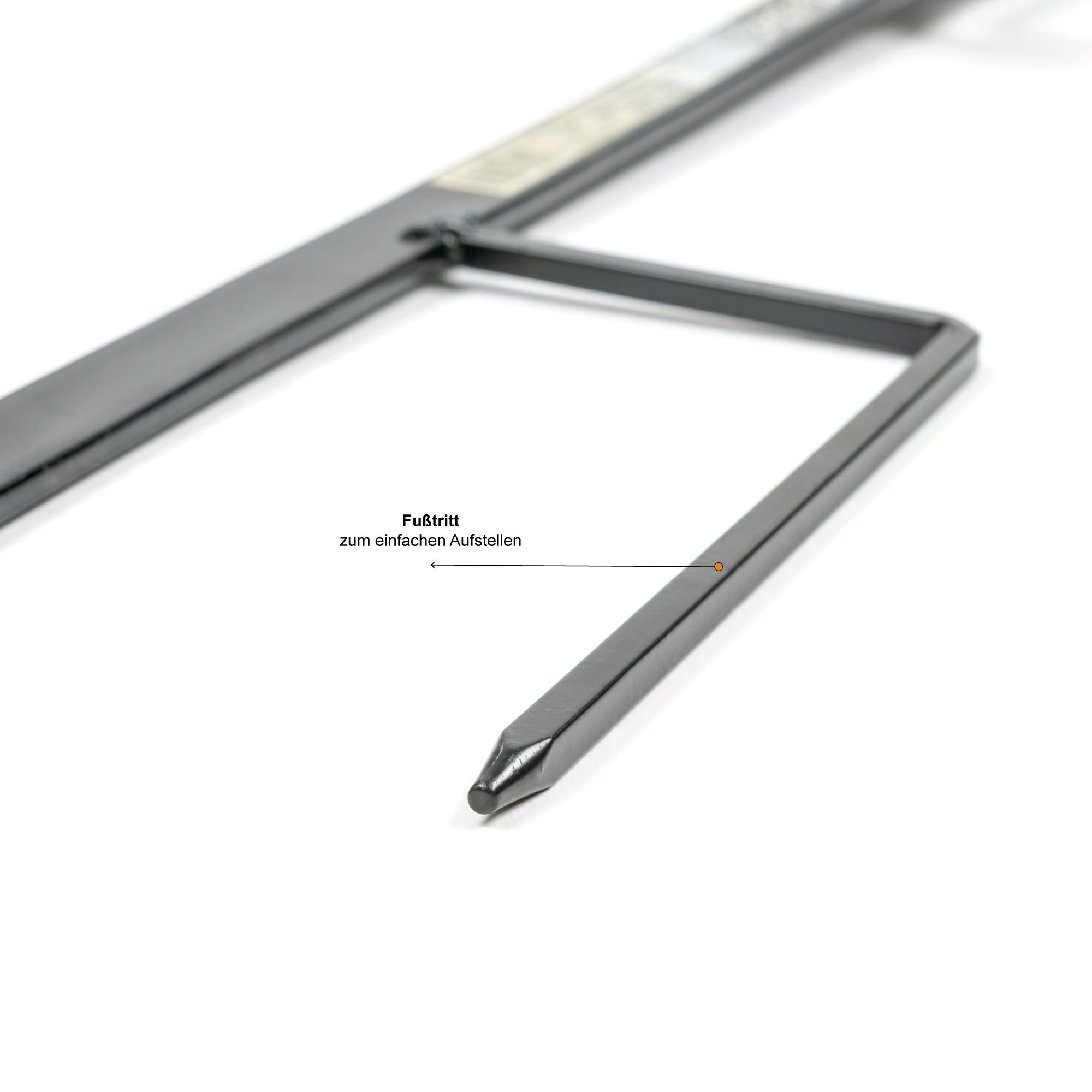 Zite Rutenhalter Stellfisch-Rutenhalter aus Metall mit 2 Erdspießen verstellbarer
