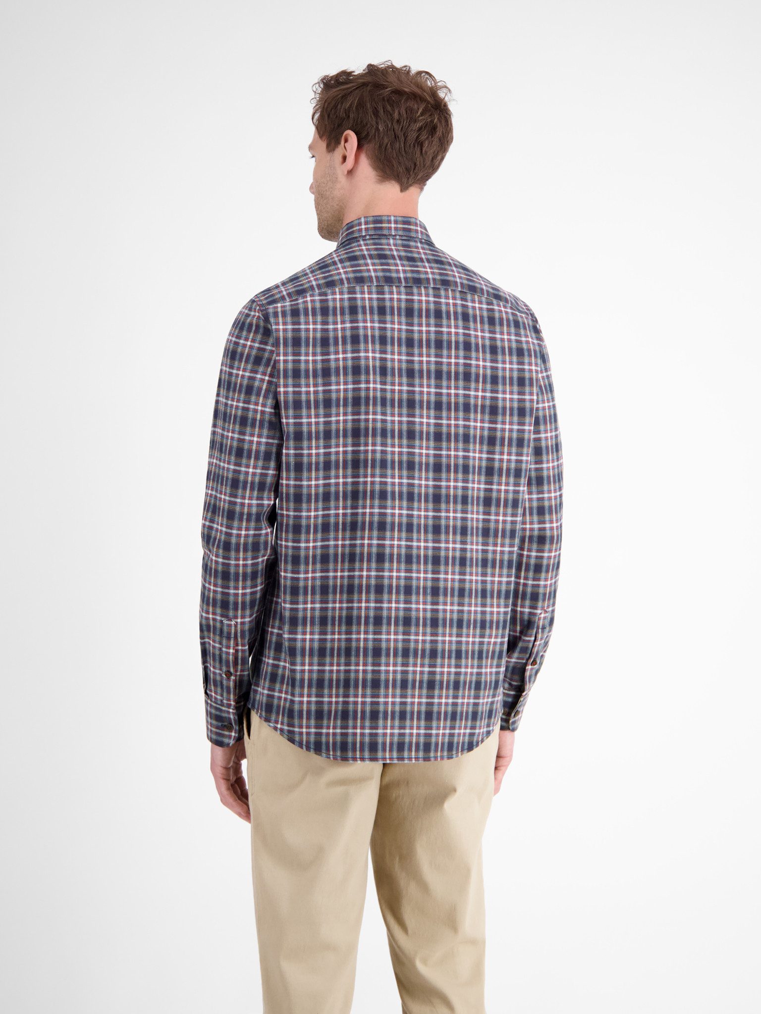 LERROS Karohemd langarm, mit Button-Down-Kragen günstig online kaufen