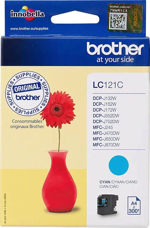 Brother LC-121C Tintenpatrone (1-tlg) | Kugelschreiber