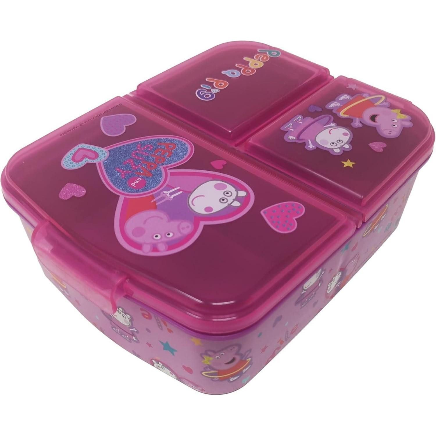 LuxusKollektion Lunchbox Brotdose Kinder Lunchbox Sandwichbox Fächer BPA Pig