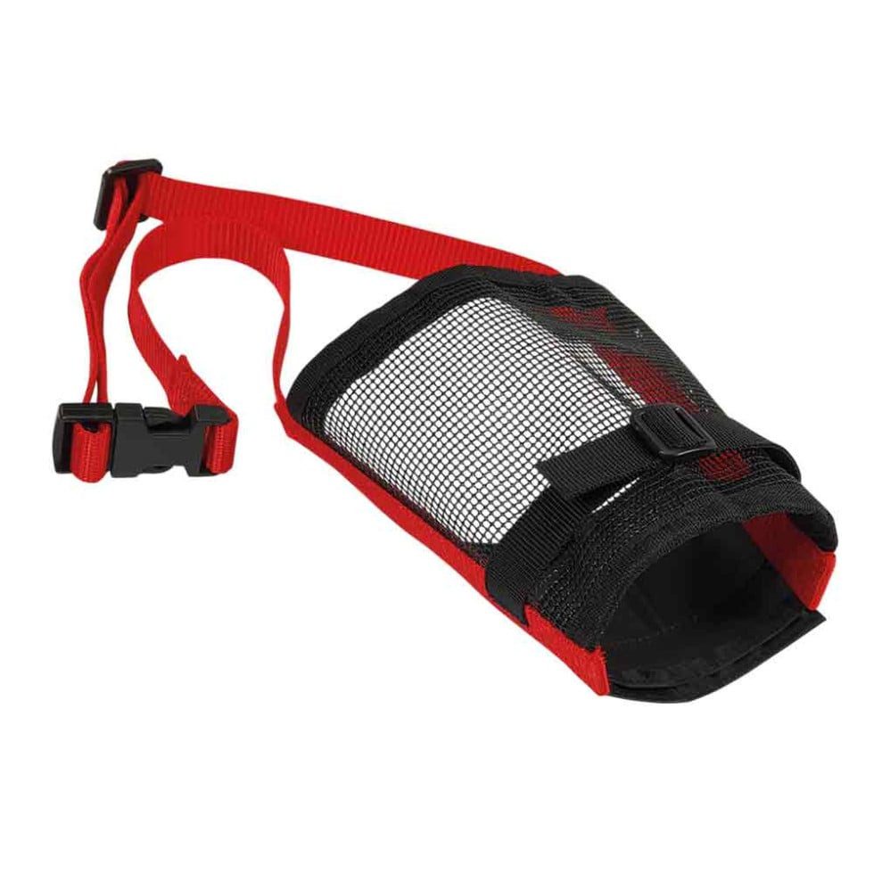 Nobby Maulkorb Nobby Hundemaulkorb verstellbar XL rot, Nylon