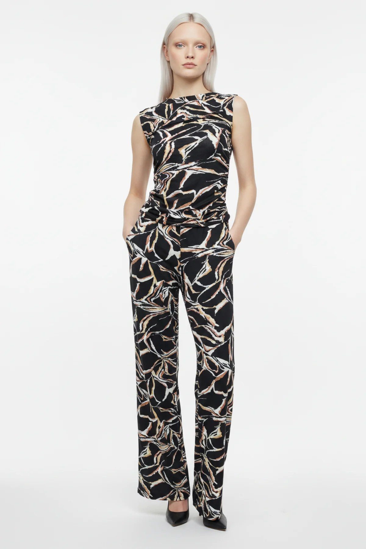 No Matter What Bequeme Jeans Elastische Weite Hosen mit Bund