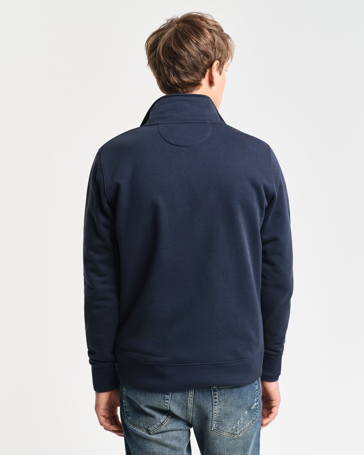 Gant Sweatshirt REG SHIELD HALF ZIP SWEAT mit Logostickerei auf der Brust günstig online kaufen