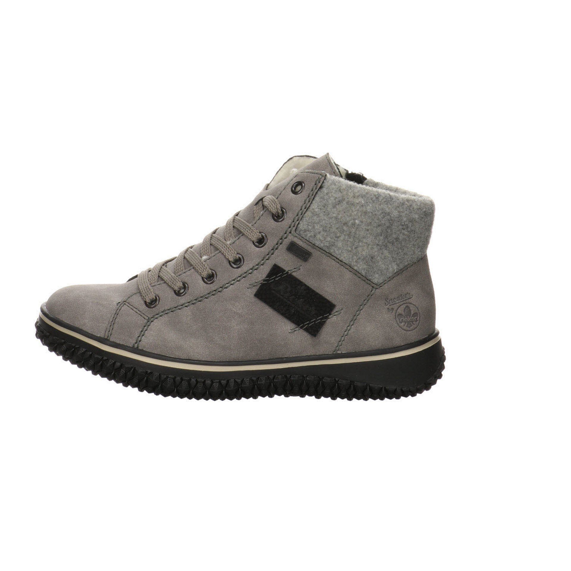 High-Top Damen Sneaker Rieker Leder-/Textilkombination Sneaker Schuhe Sneaker