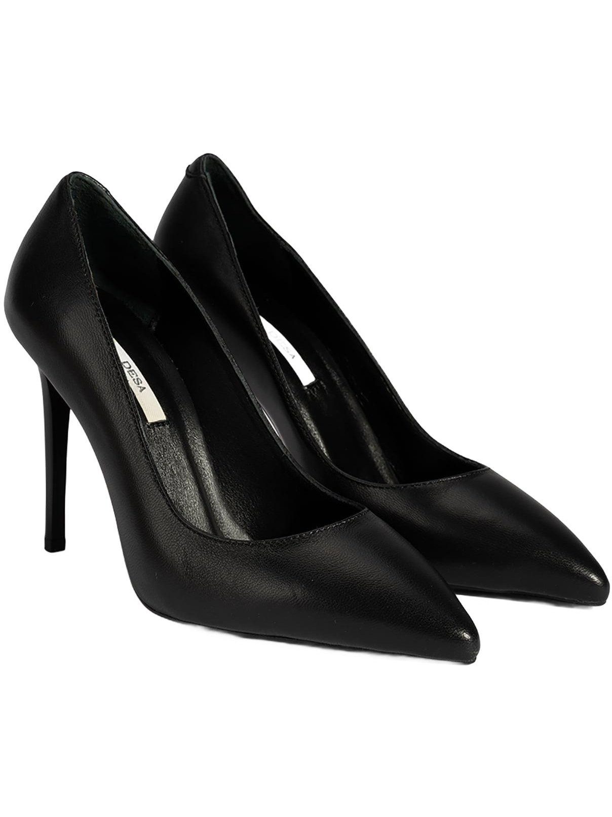 Desa Damen-Lederpumps – Stiletto, 9 cm Absatz, atmungsaktiv, zum Hineinsch Pumps