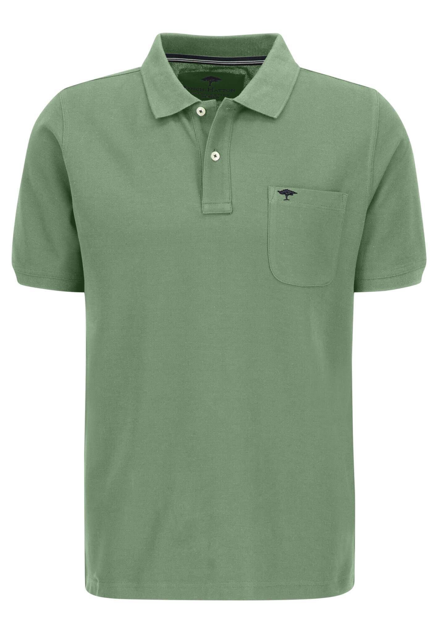 FYNCH-HATTON Poloshirt Herren Poloshirt (1-tlg) grün (43)