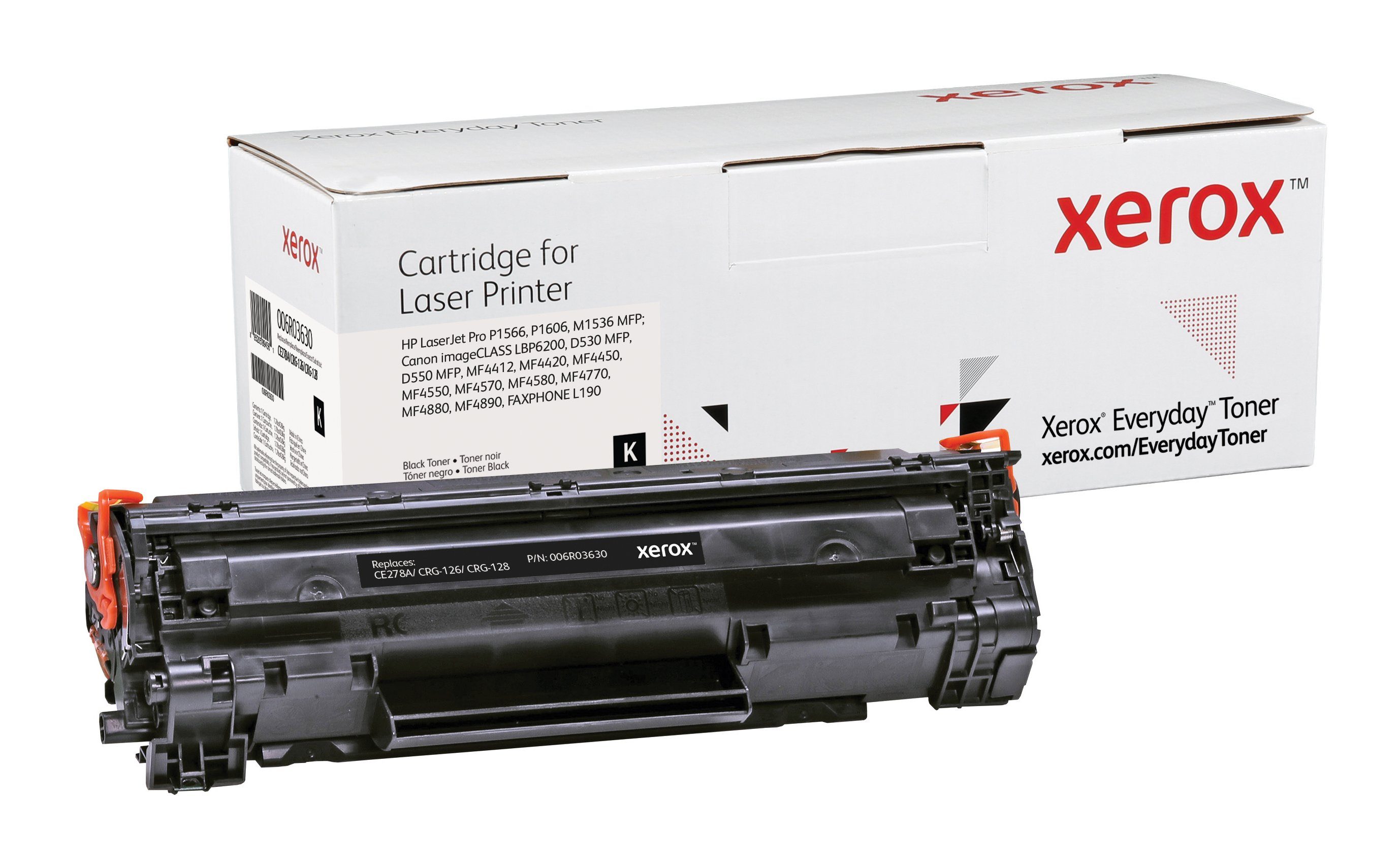 Xerox Tonerpatrone Everyday Schwarz Toner kompatibel mit HP 78A (CE278A/CRG-126/ CRG-128)