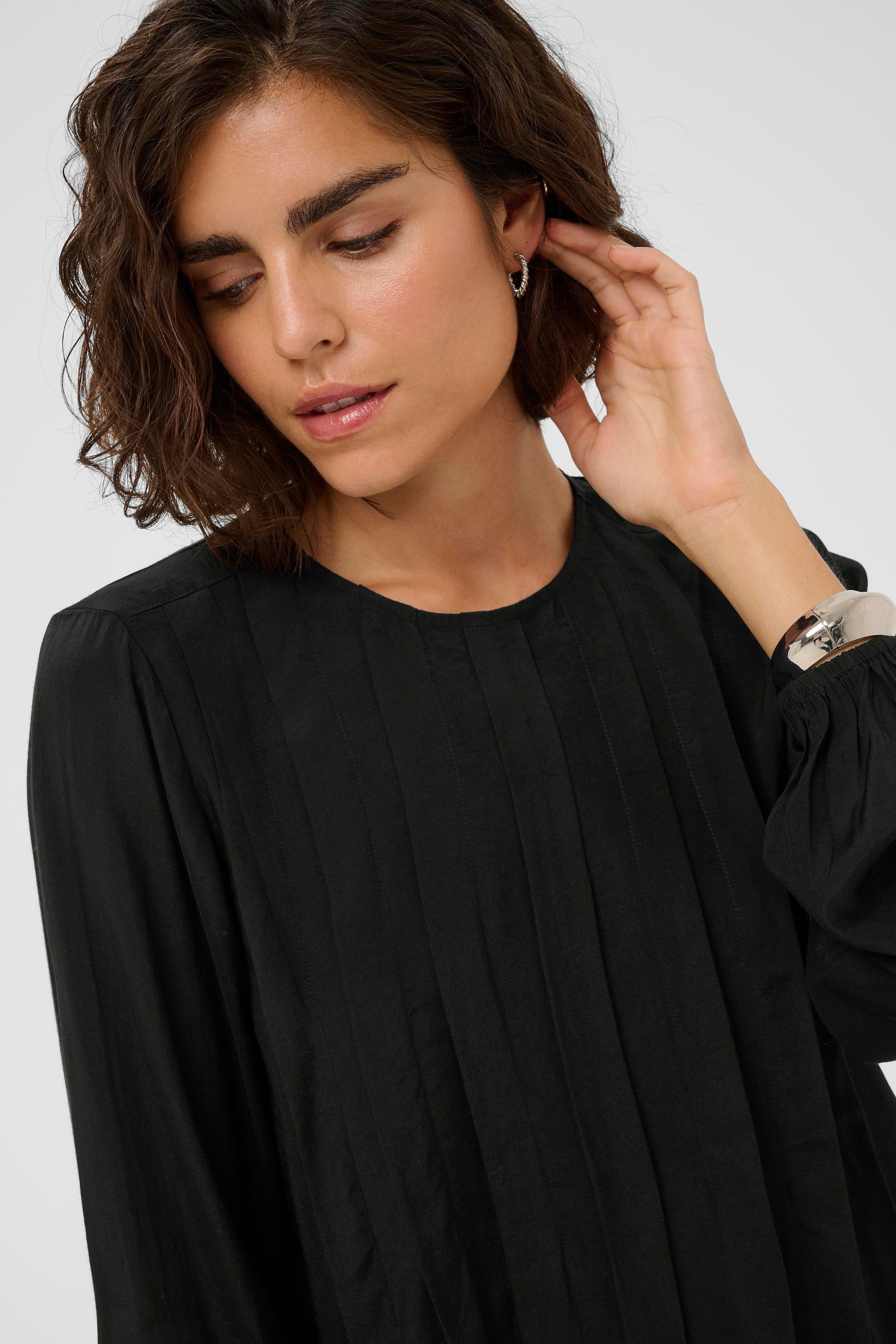 KAFFE Langarmbluse Langarm-Bluse KAaria