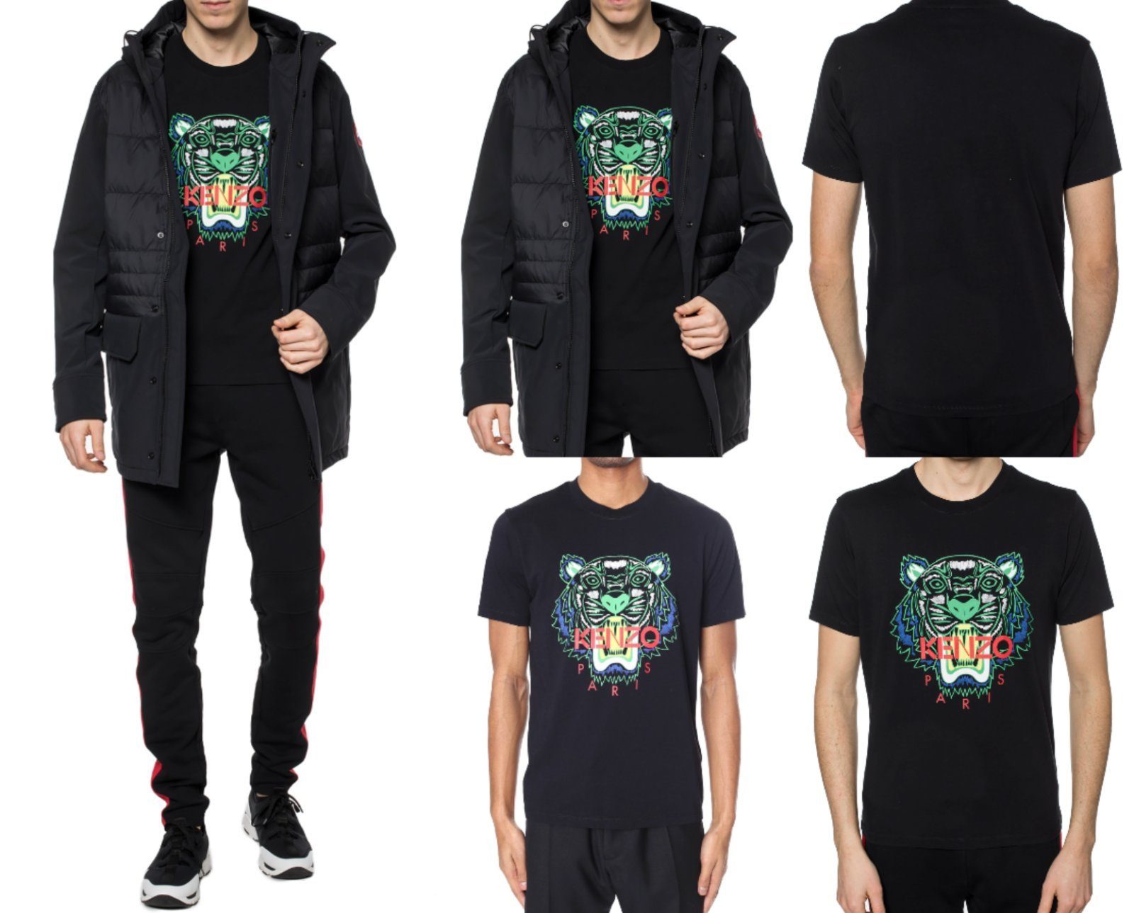 KENZO T-Shirt KENZO CLASSIC TIGER HEAD TEE T-Shirt Varsity Heritage Shirt Iconic Top