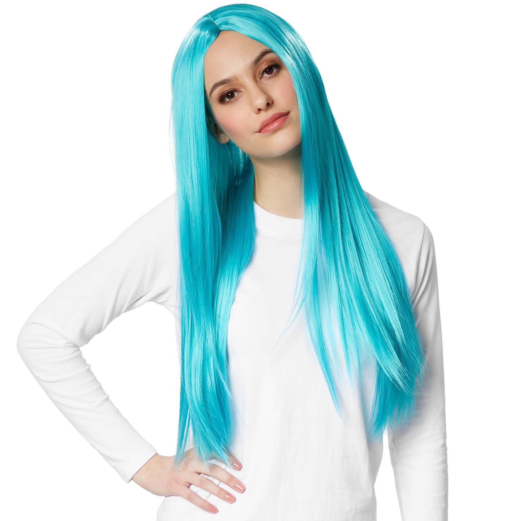 Kostüm-Perücke Perücke Lange Haare glatt