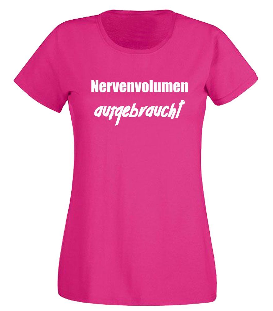 T-Shirt Nervenvolumen aufgebraucht