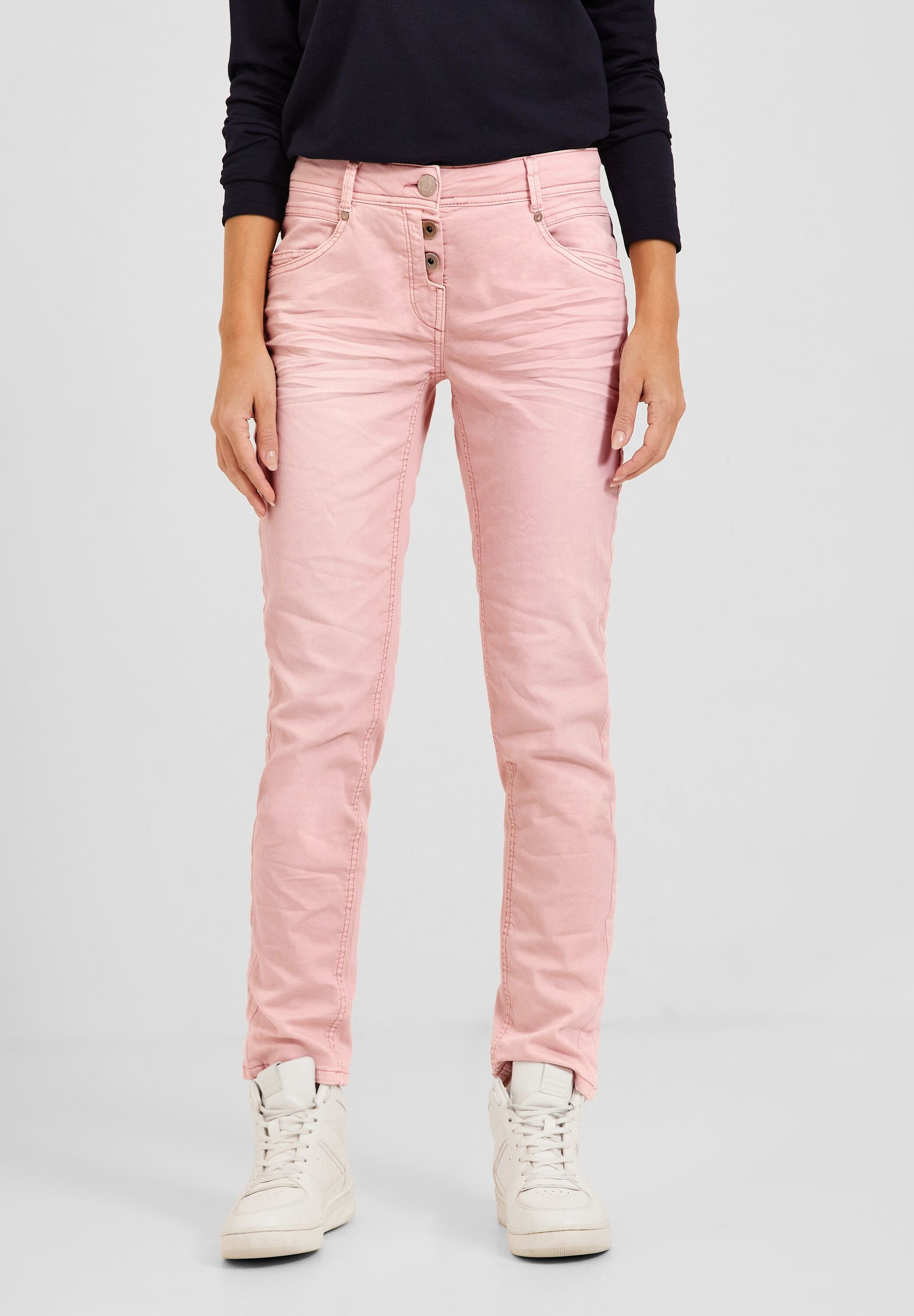 CECIL Röhrenhose Middle Waist