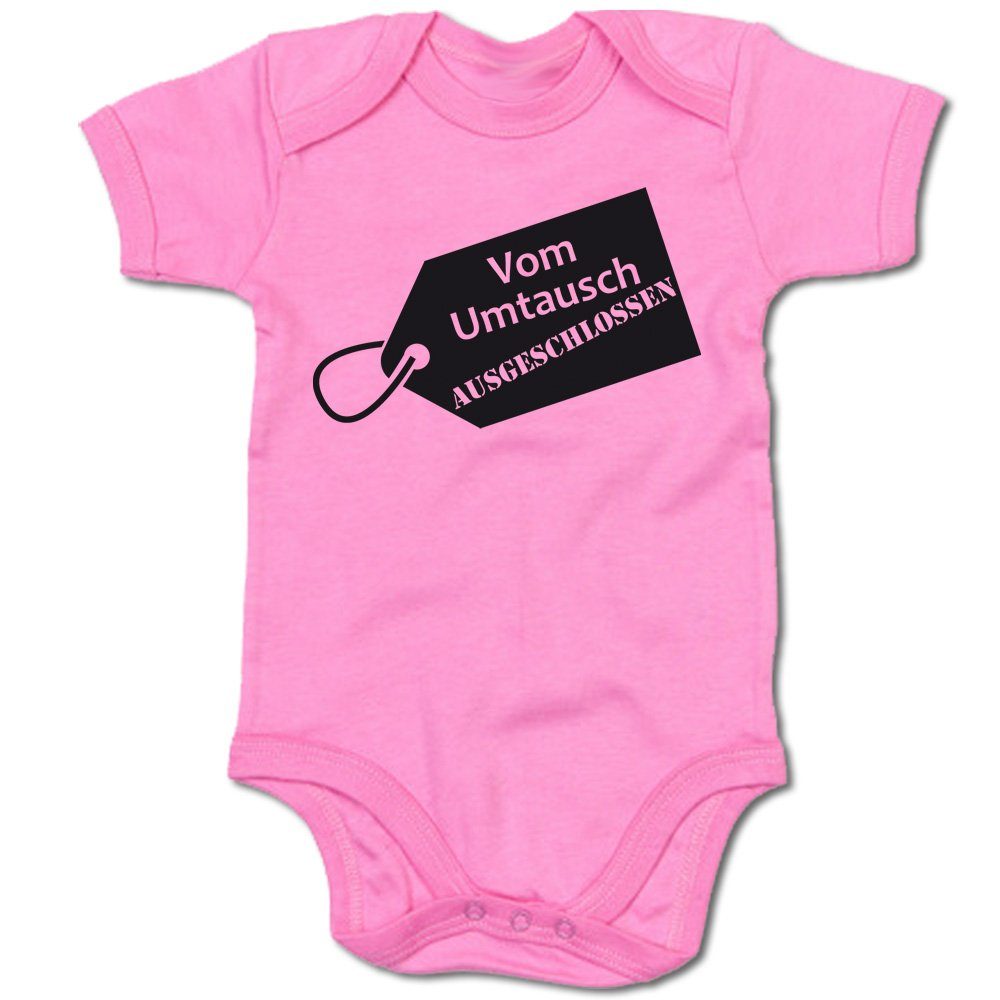 G-graphics Kurzarmbody Baby Body - Vom Umtausch ausgeschlossen mit Spruch / Sprüche • Babykleidung • Geschenk zur Geburt / Taufe / Babyshower / Babyparty • Strampler