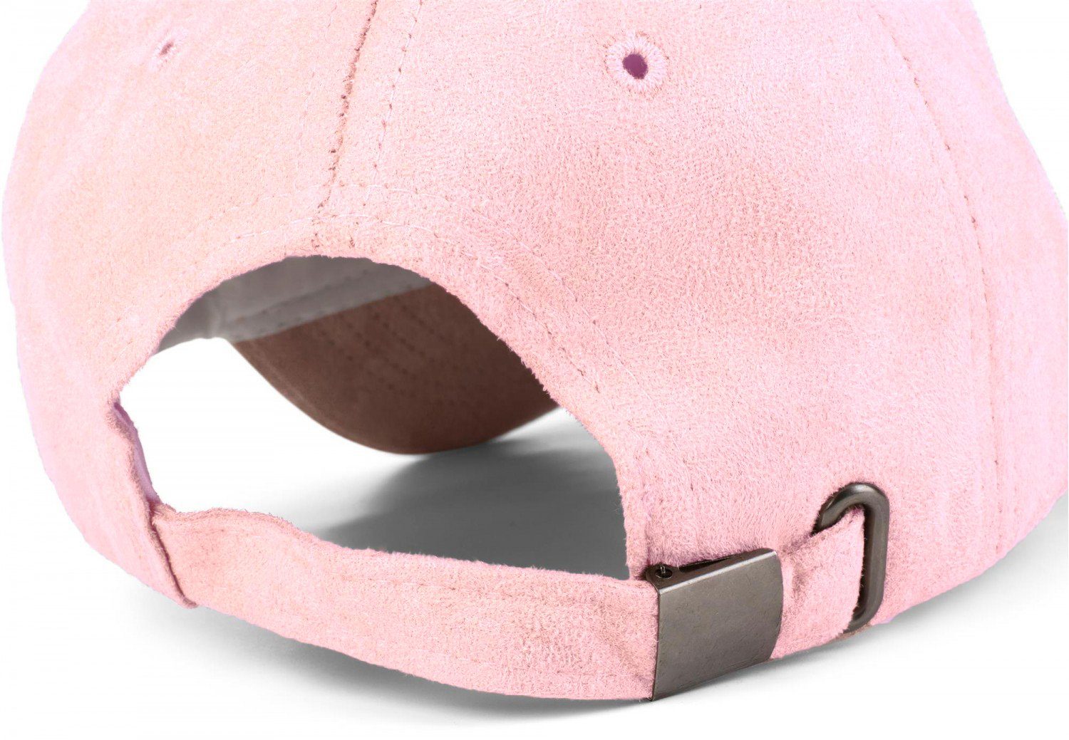 Wildleder (1-St) Rosa Baseball Cap Cap Optik in styleBREAKER