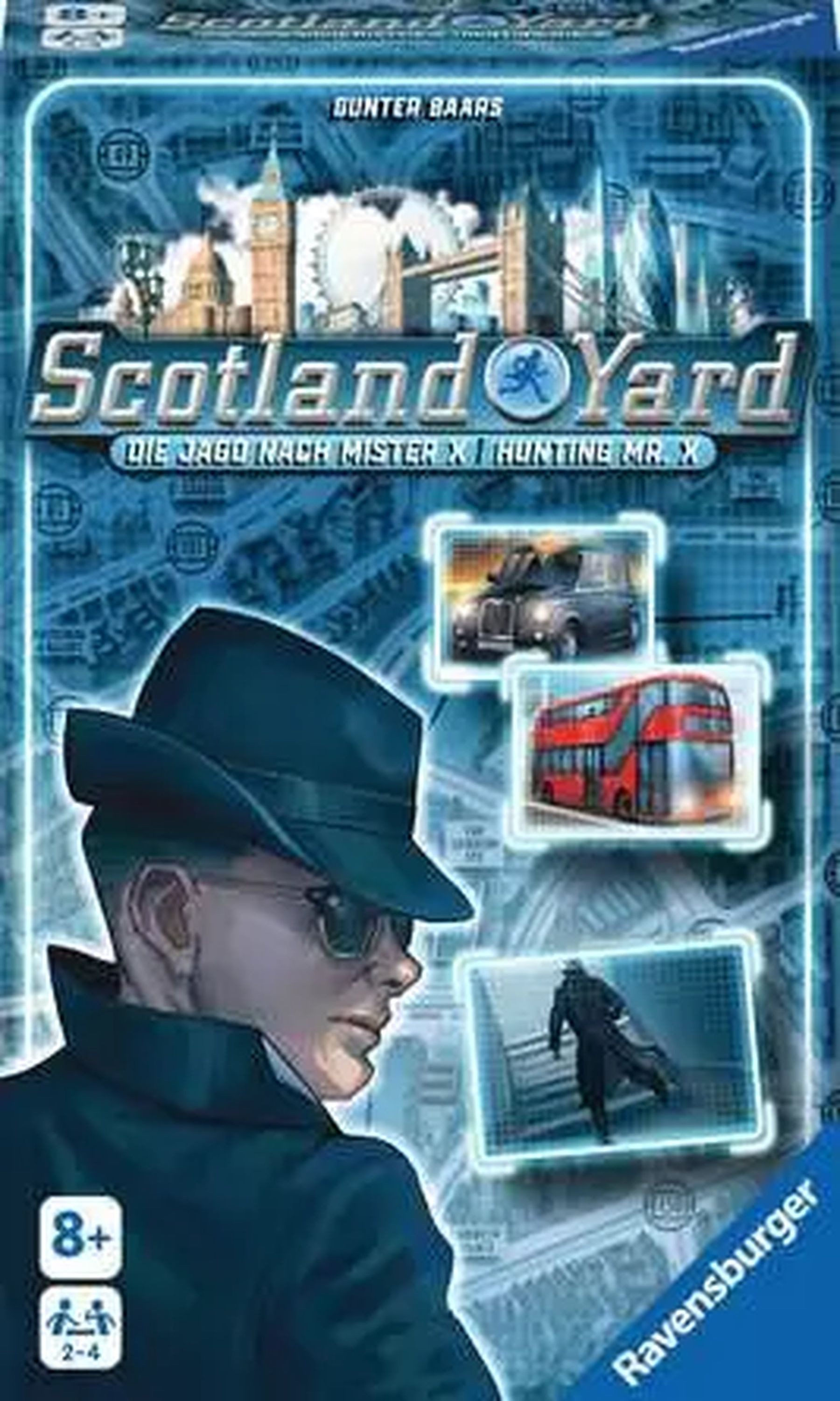 Ravensburger Spiel Mitbringspiel Scotland Yard ab 8 Jahren 2 - 4 Игрыr
