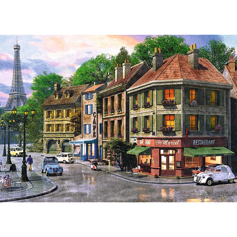 Trefl Puzzle Trefl 65001 Straße in Paris 6000 Teile Puzzle, 6000 Puzzleteile, Made in Europe