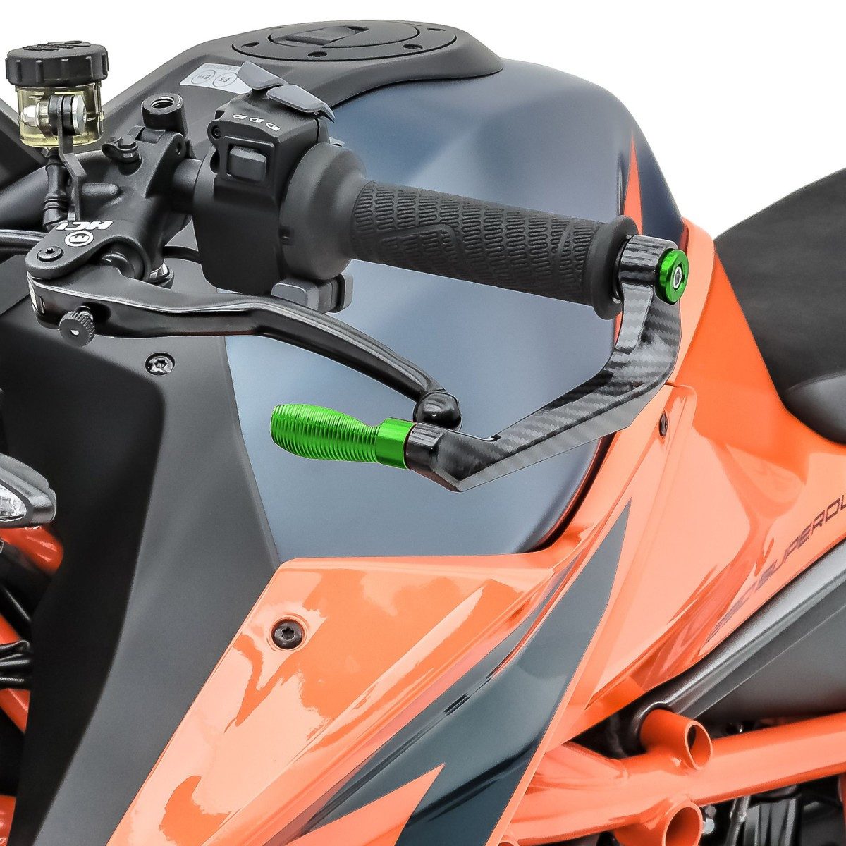 Zaddox Handschutz Hebelschützer für Kawasaki ZX-10RR / ZX-10R X6 grun