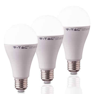 etc-shop LED-Leuchtmittel, 3er Set E27 LED Leuchtmittel warmweiß 15 Watt Kugel Lampe 3000 Kelvin