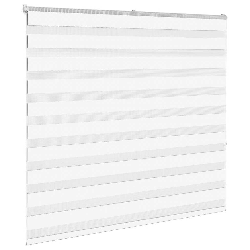 Rollo Doppelrollo Weiß 165x150 cm Stoffbreite 160,9 cm Polyester, vidaXL