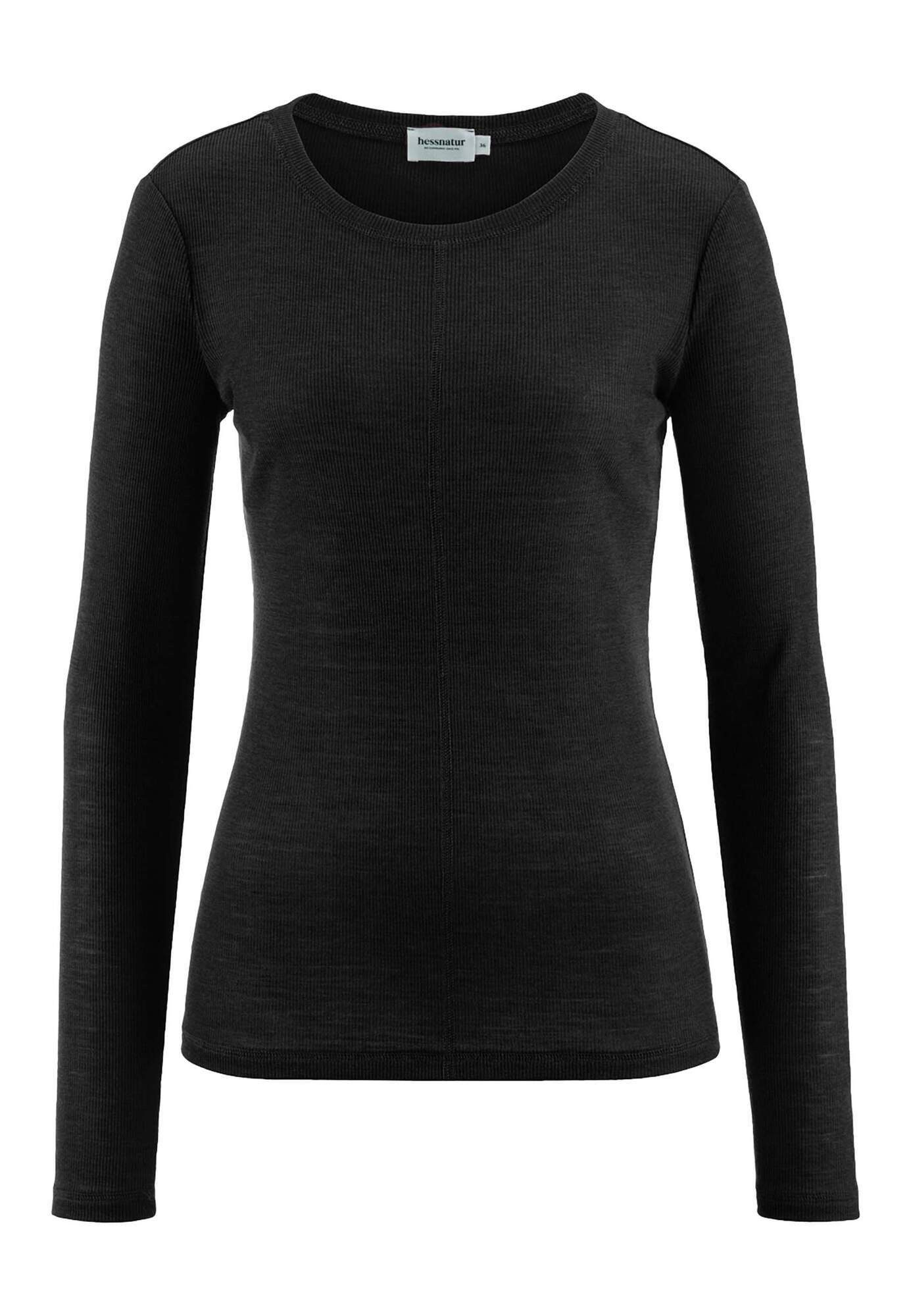 Hessnatur T-Shirt aus Bio-Merinowolle und TENCEL™ Lyocell (1-tlg)