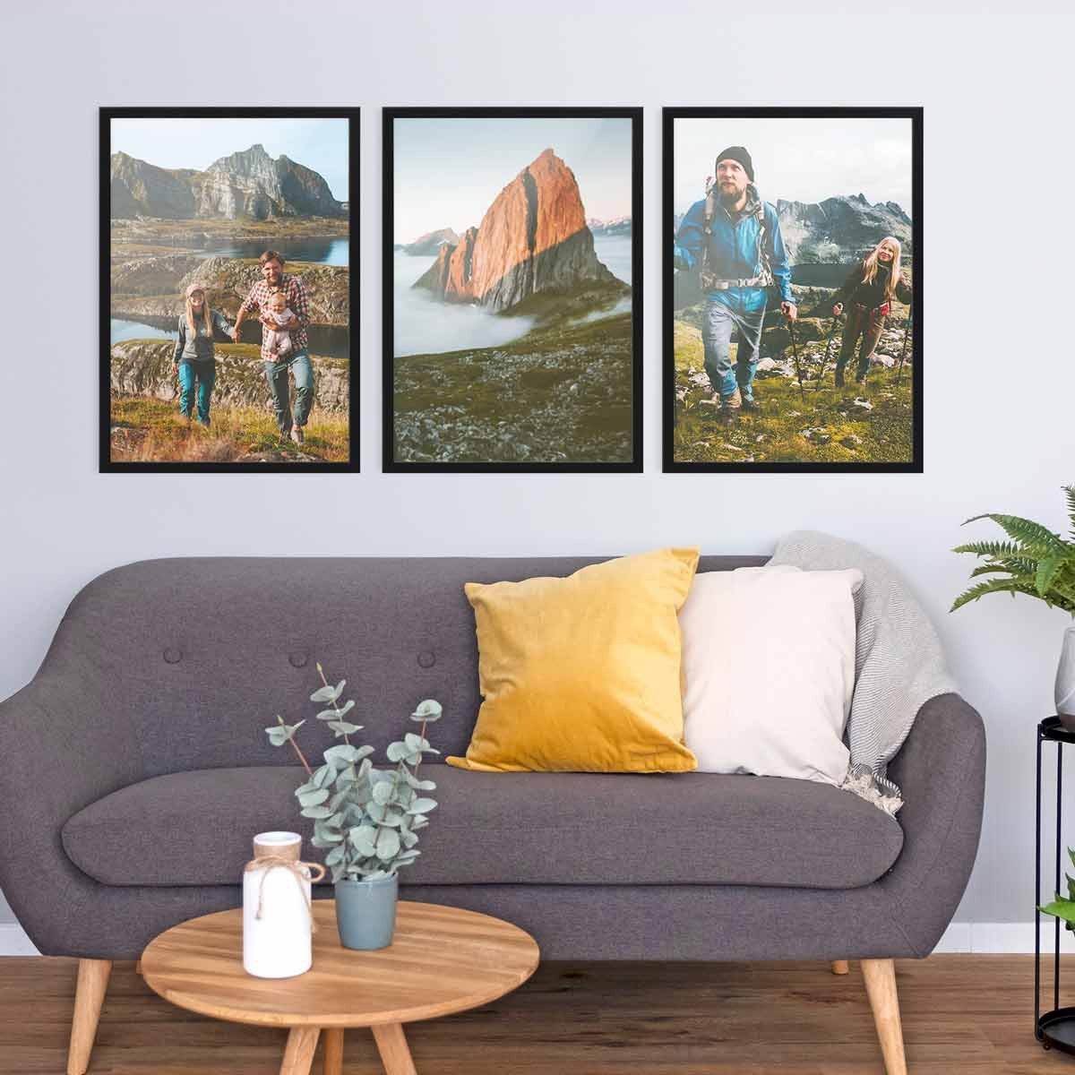 PHOTOLINI Bilderrahmen 3er Set breite Rahmen, günstig online kaufen