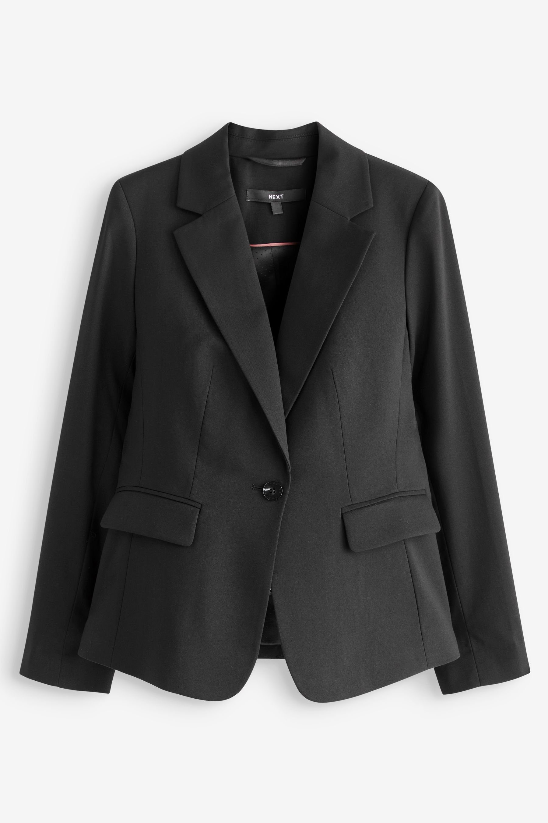 Next (1-tlg) Jackenblazer Black Eleganter, Blazer einreihiger