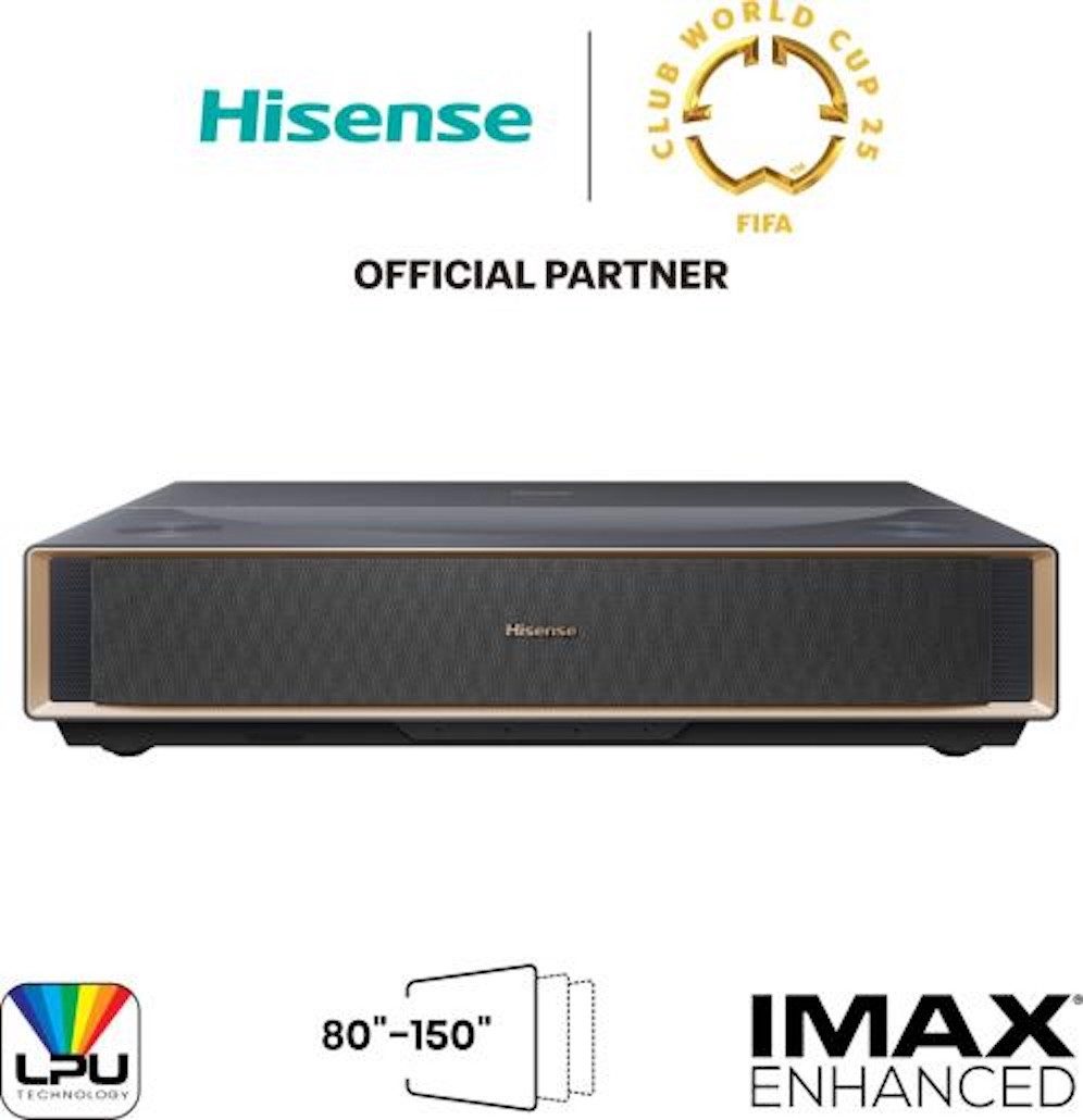 Hisense Hisense PT1 4K Smart Laser Cinema Ultra HD Dlp-проектор (2500 lm, 3000:1, 3840 x 2160 px, IMAX-Qualität, Hisense LPU® Technologie)