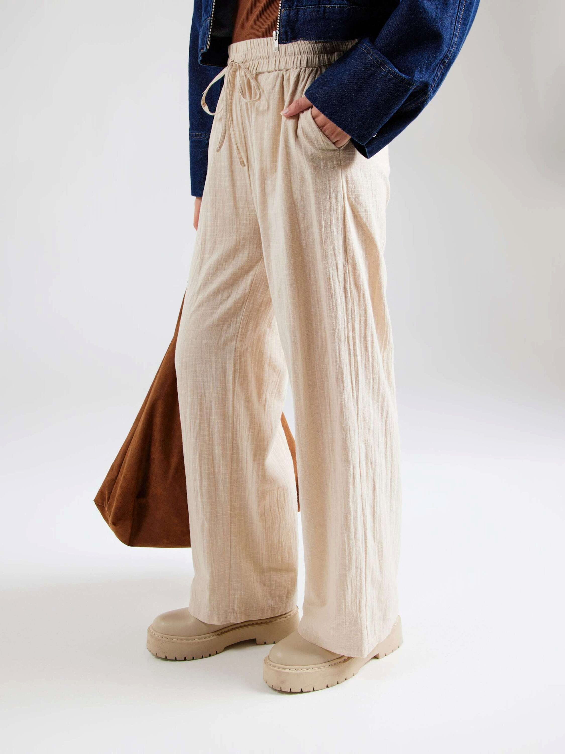 ONLY Stoffhose ONLTizana (1-tlg) Drapiert/gerafft