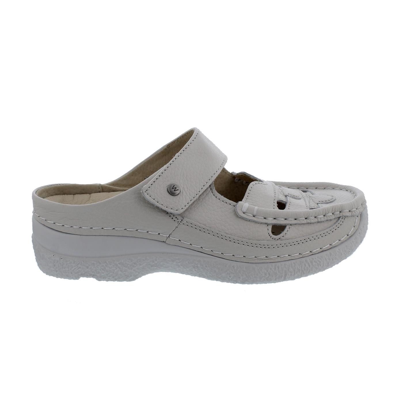 Wolky Roll Clog, Talaria Floater leather, Offwhite, 0623471-120 Clog