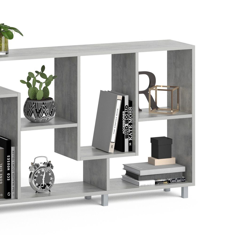 Vicco Raumteiler Noa, Beton, 160.6 x 67 cm, Freistehend