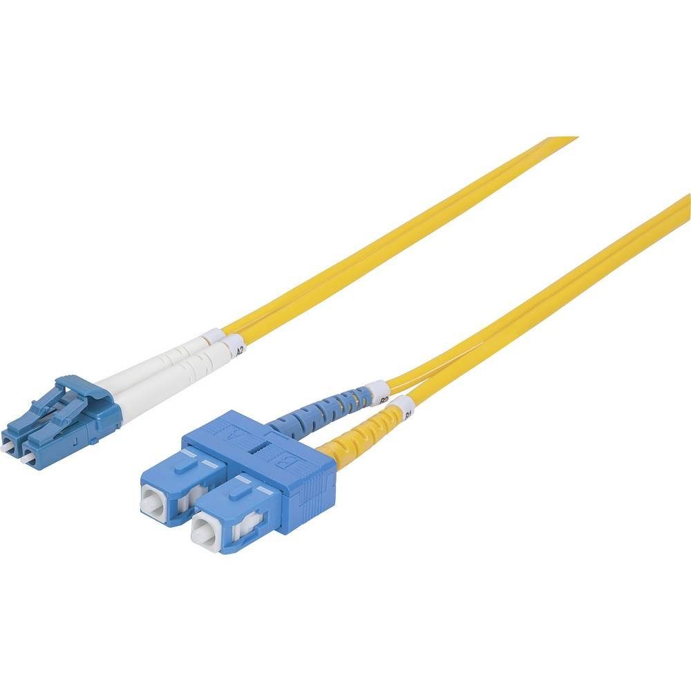 Intellinet Glasfaser LWL-Anschlusskabel, Duplex, Singlemode, 10G · Ethernet-Anwendungen für Glasfaserkabel, Ideal höher und