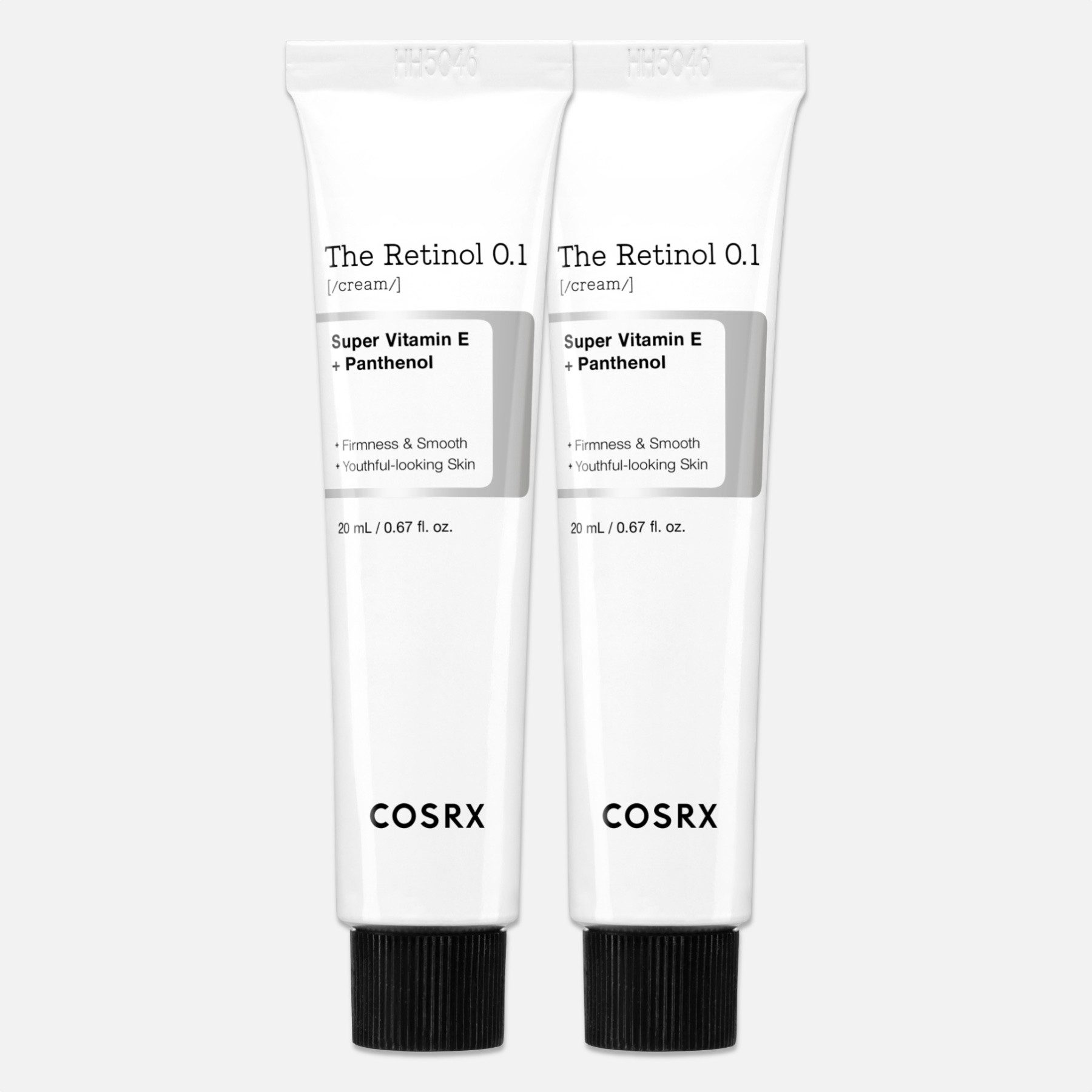 Cosrx Anti-Aging-Creme The Retinol 0.1 Gesichtscreme Anti-Falten Creme mit Hyaluronsäure, 2-tlg., Anti-Aging, Anti-Falten, Retinol, COSRX