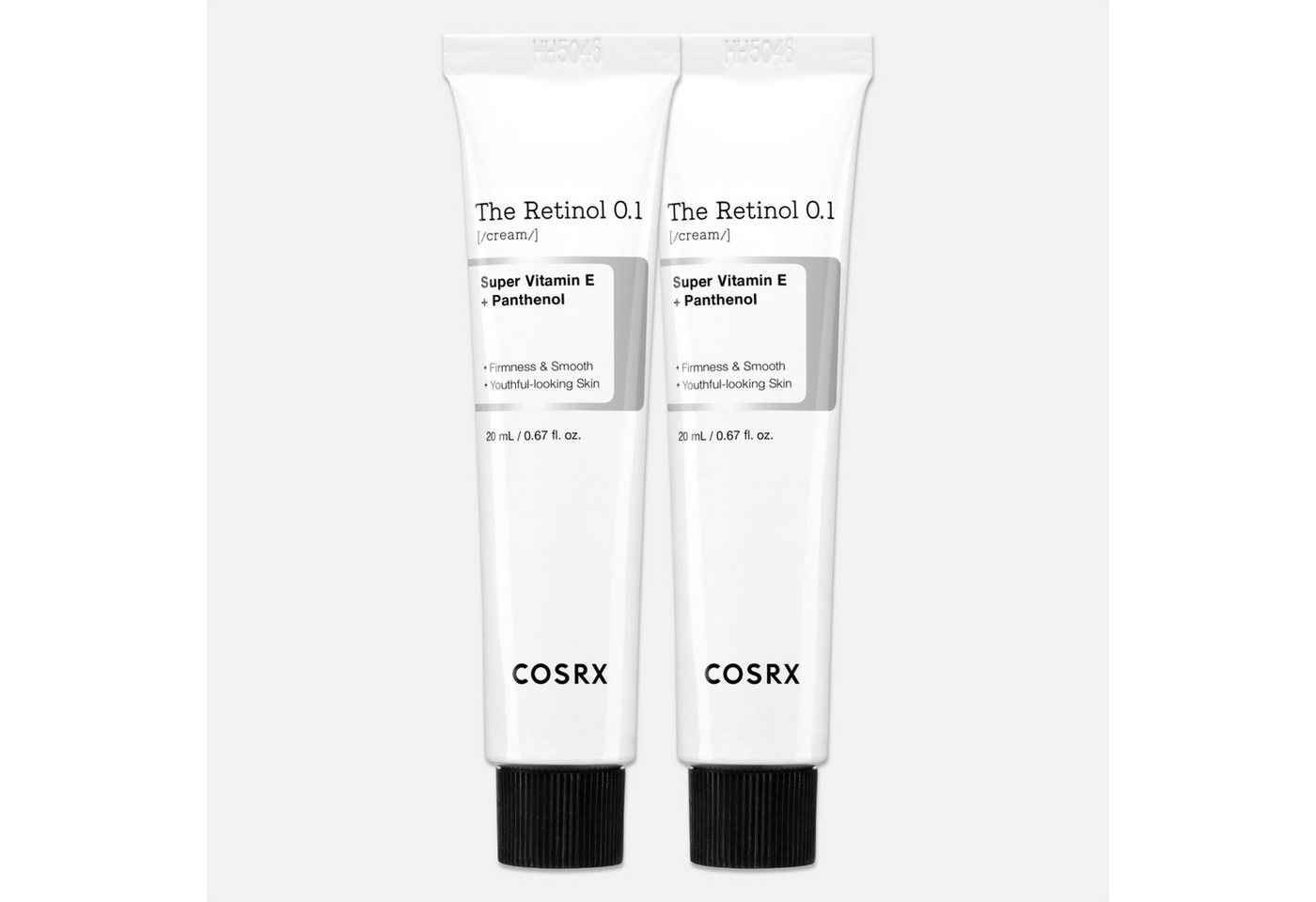 Cosrx Anti-Aging-Creme The Retinol 0.1 Gesichtscreme Anti-Falten Creme mit Hyaluronsäure, 2-tlg., Anti-Aging, Anti-Falten, Retinol, COSRX