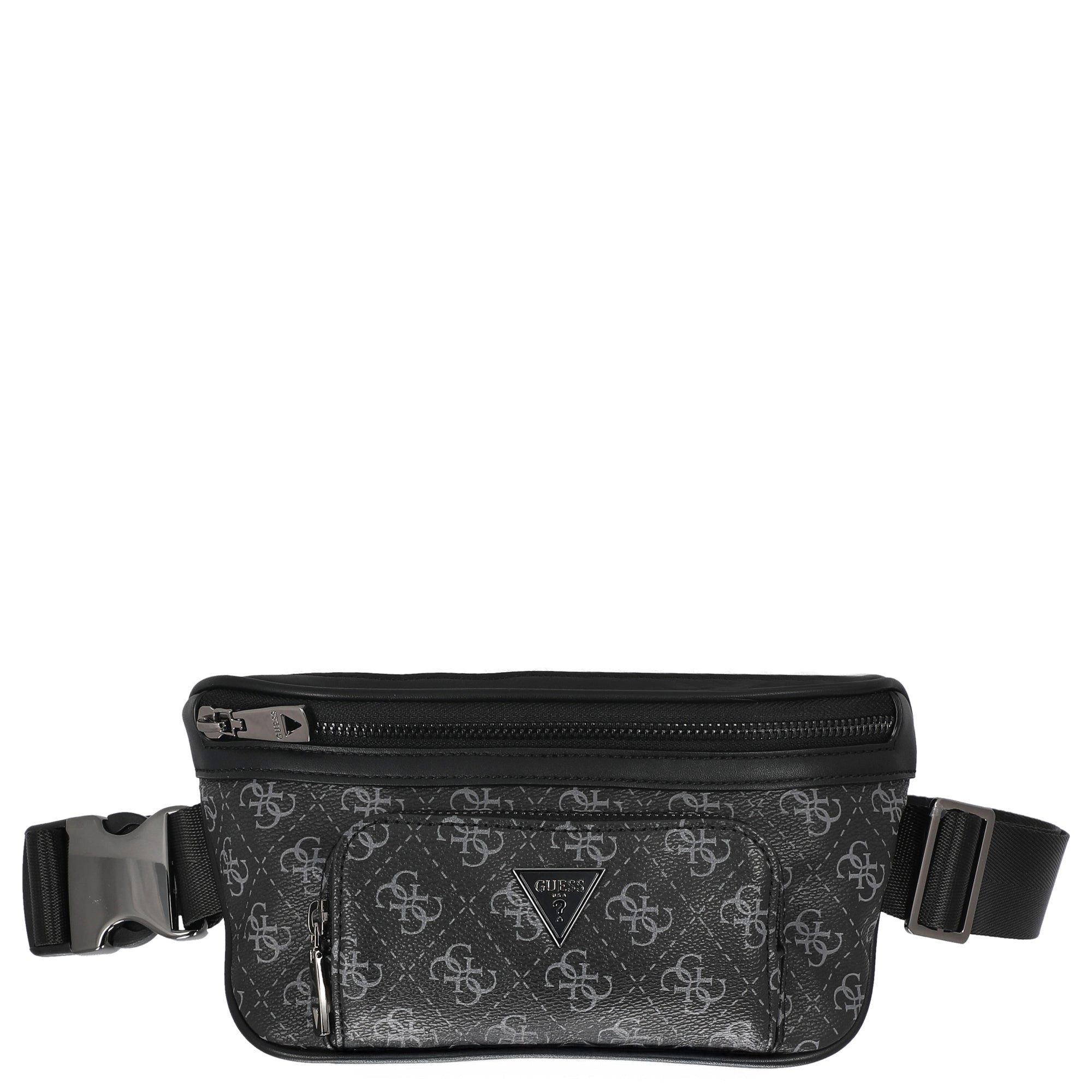 Guess Bauchtasche Milano Bumbag M - Gürteltasche M 23 cm (dark black)