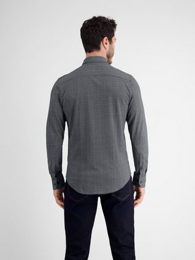 LERROS Fleecehemd LERROS Jerseyhemd mit Mini-AOP