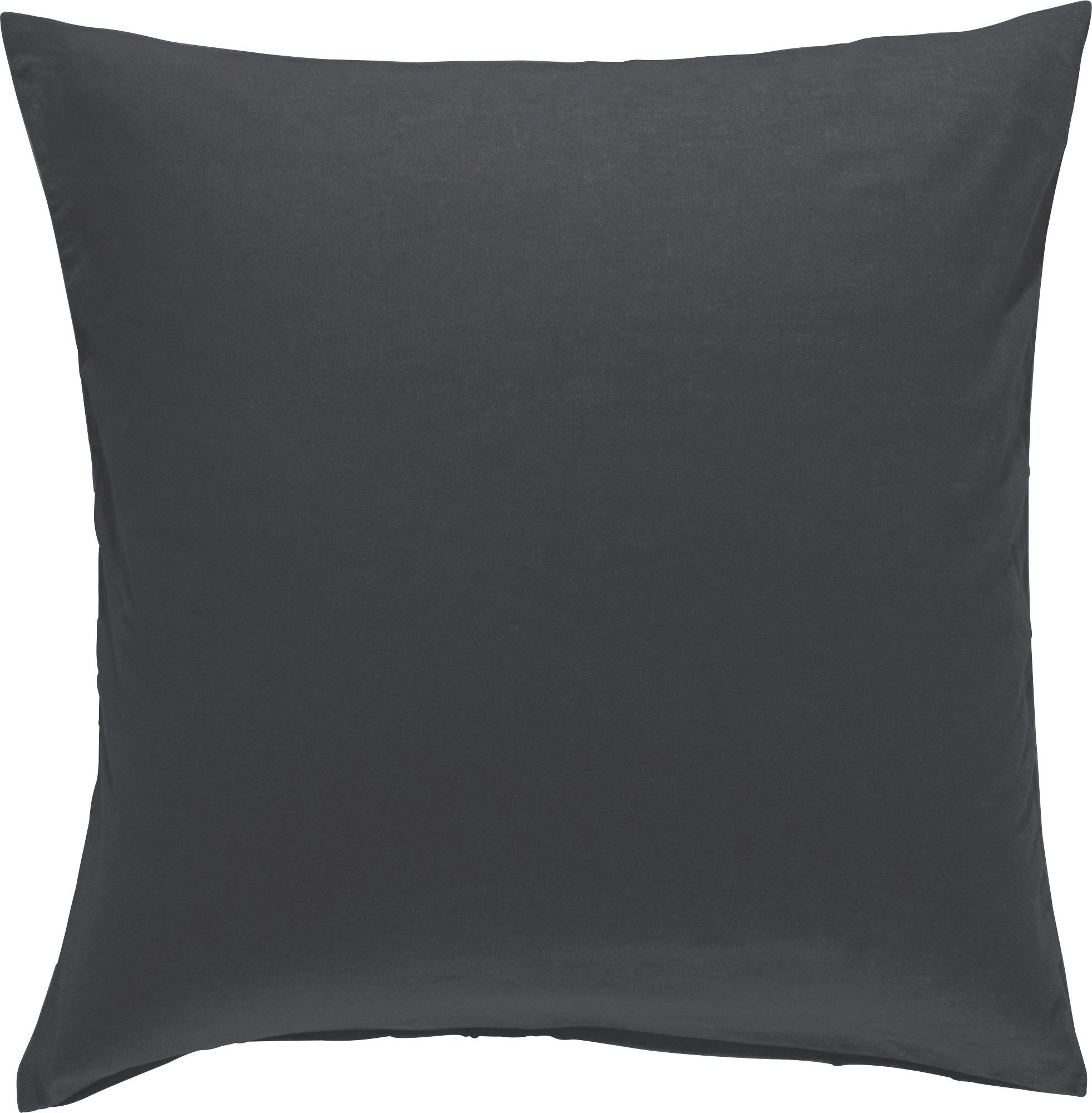 Erwin Müller Kissenbezug Kuschelkissenbezug "Nördlingen", (1 Stück), Flanell Uni