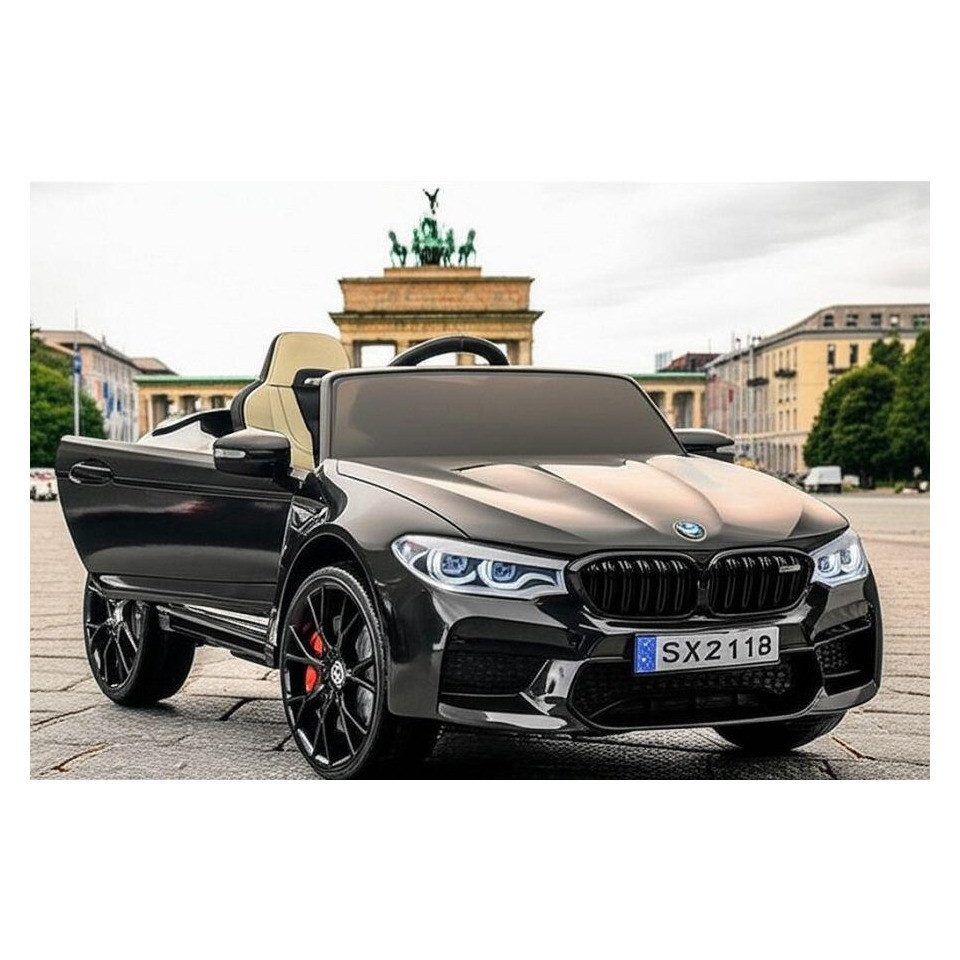ES-Toys Elektro-Kinderauto „BMW M5“ – lizenziert – 24V Akku, 2,4Ghz Fernsteuerung, MP3