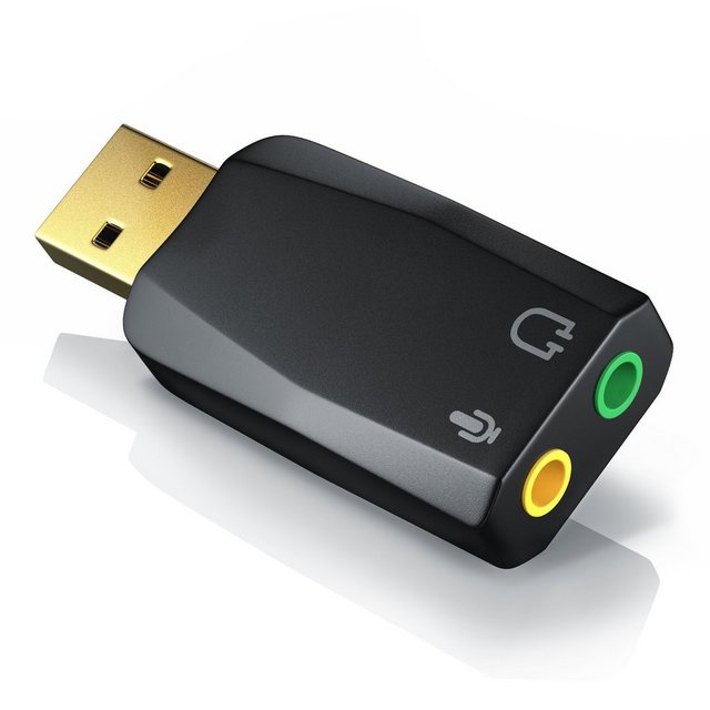 CSL USB Soundkarte 5.1 Kanäle, Extern, 5.1 Virtual Surround, Line Out Mikrofon In Anschlüsse  - Onlineshop OTTO