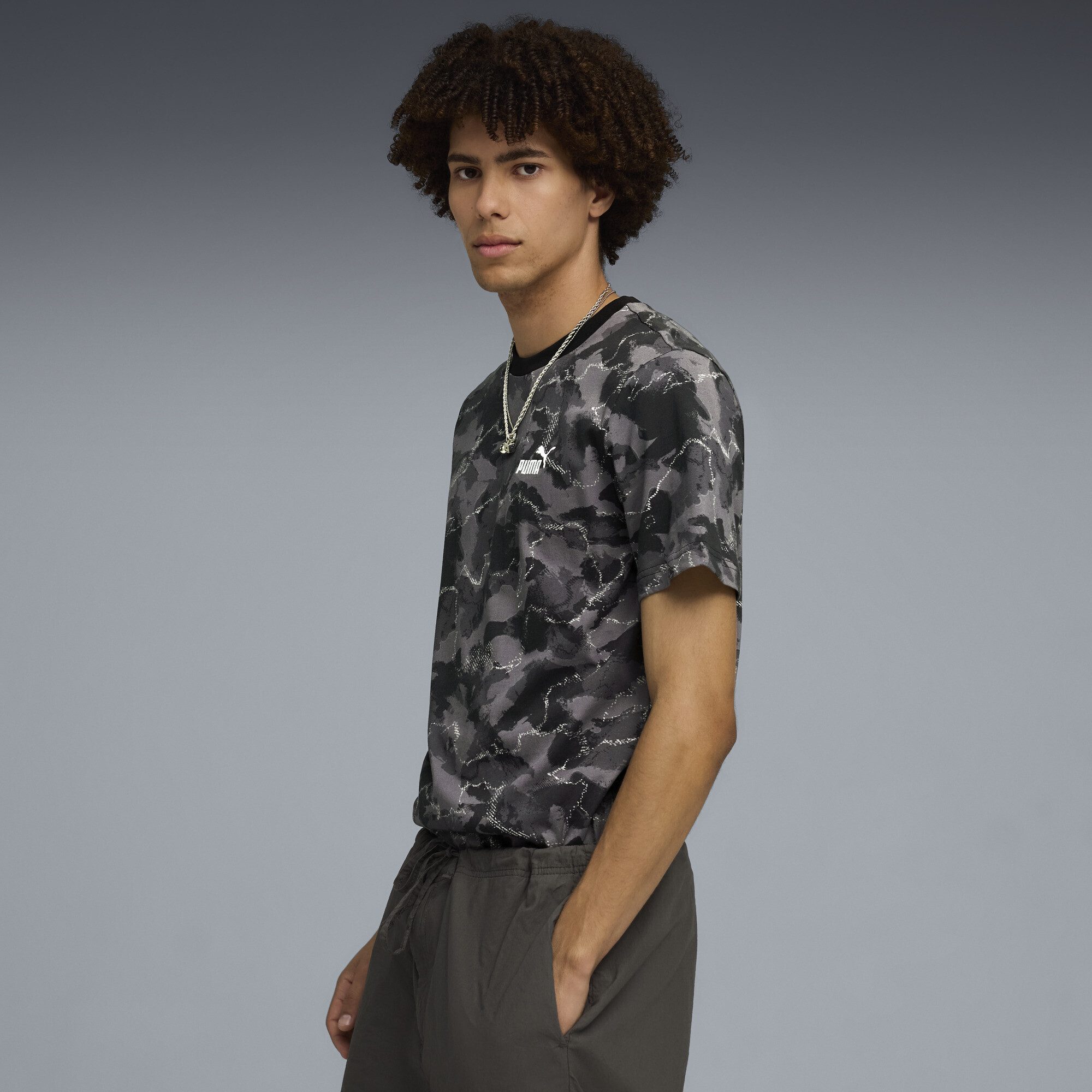 PUMA T-Shirt Camo Bedrucktes T-Shirt Herren günstig online kaufen