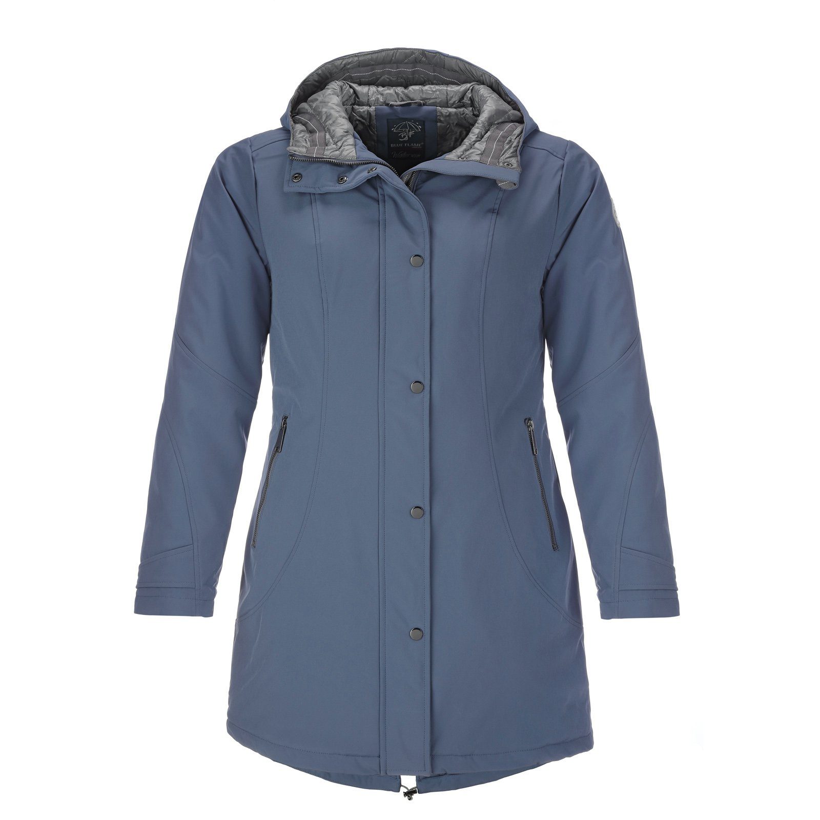 BLUE FLAME Softshelljacke Damen Thermo Softshellmantel - Regenjacke winddicht atmungsaktiv