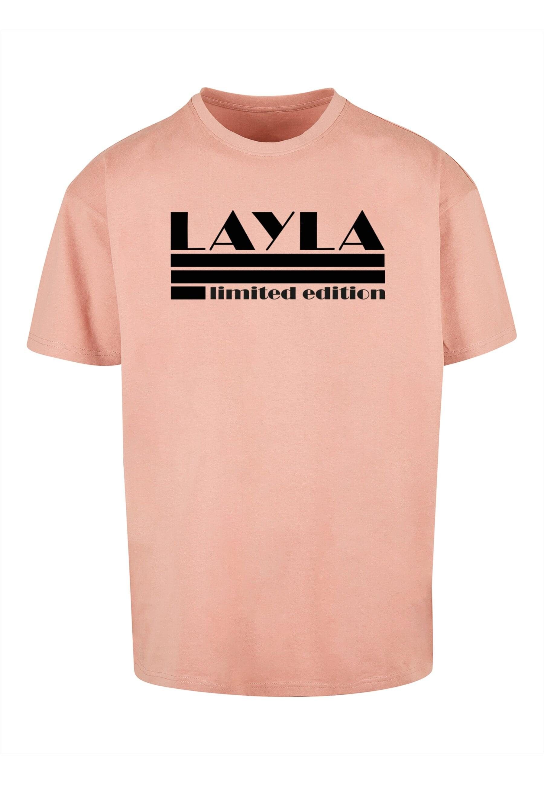 Merchcode T-Shirt Herren Layla - Oversize (1-tlg) Edition Tee amber Limited