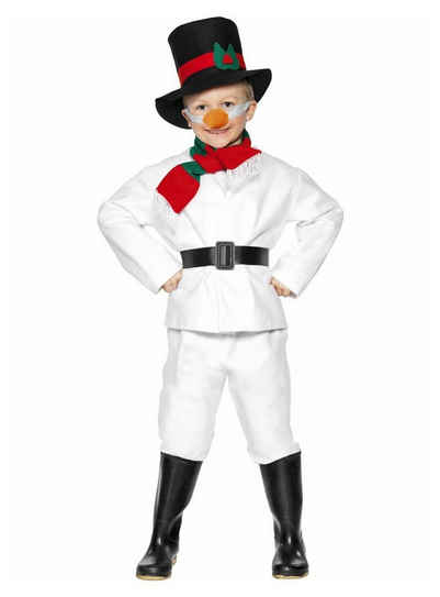 Smiffys Kostüm Schneemann, Fantasievolles Kostüm mit tollen Details für Kinder