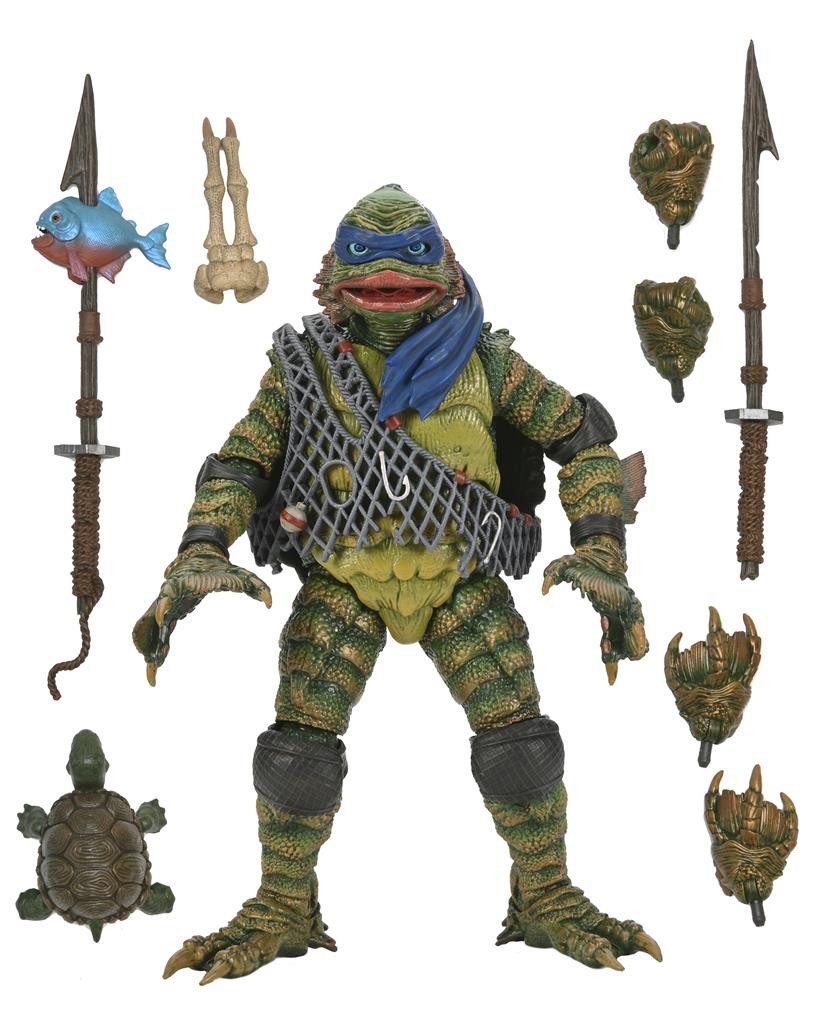NECA Actionfigur Universal Monsters x TMNT - 7” Scale – Leonardo as the Creature
