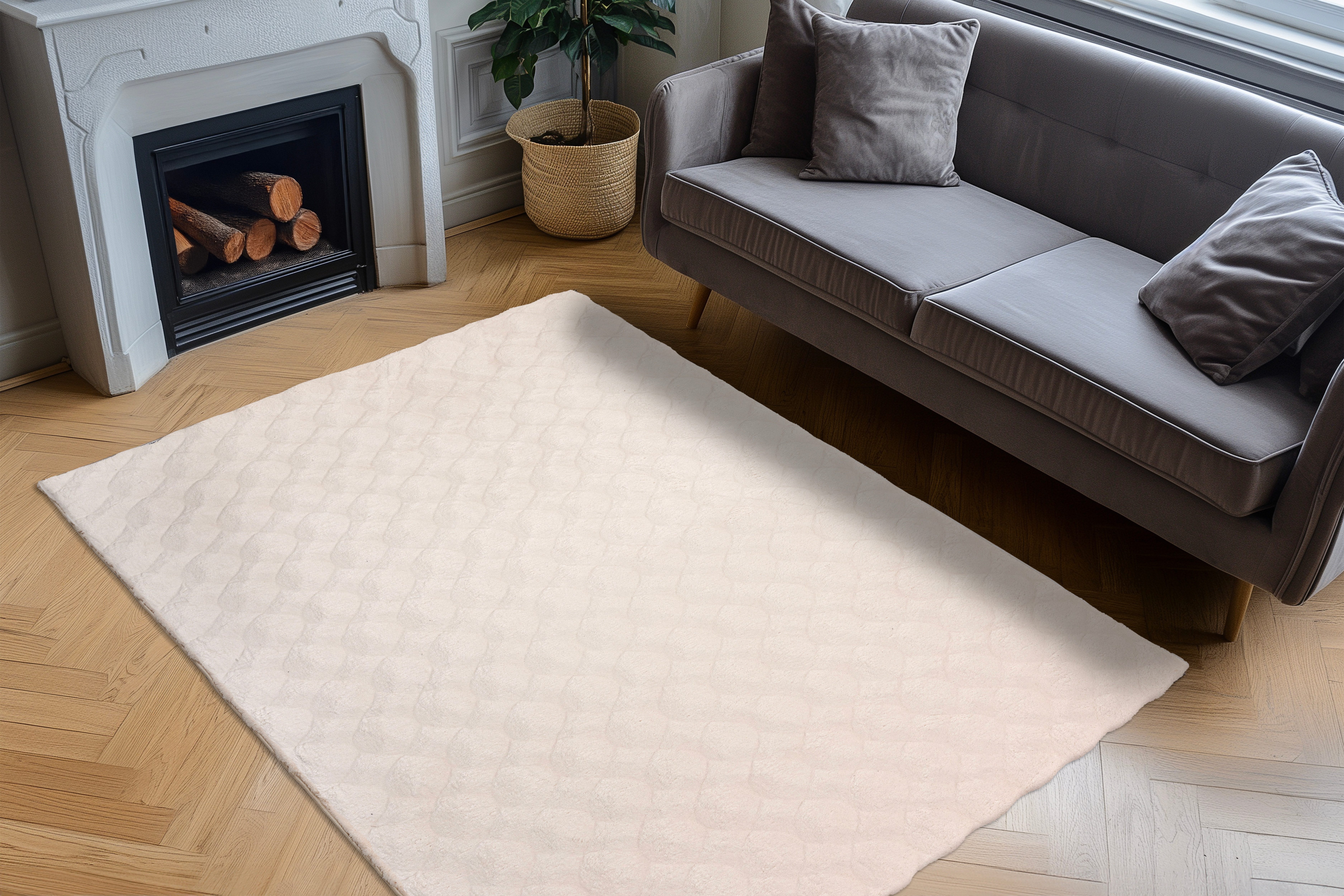 Kayoom Teppich Royal Glow 825, rechteckig, Höhe: 30 mm, Auch in rund, Hochflor, Modernes Muster, Vegan
