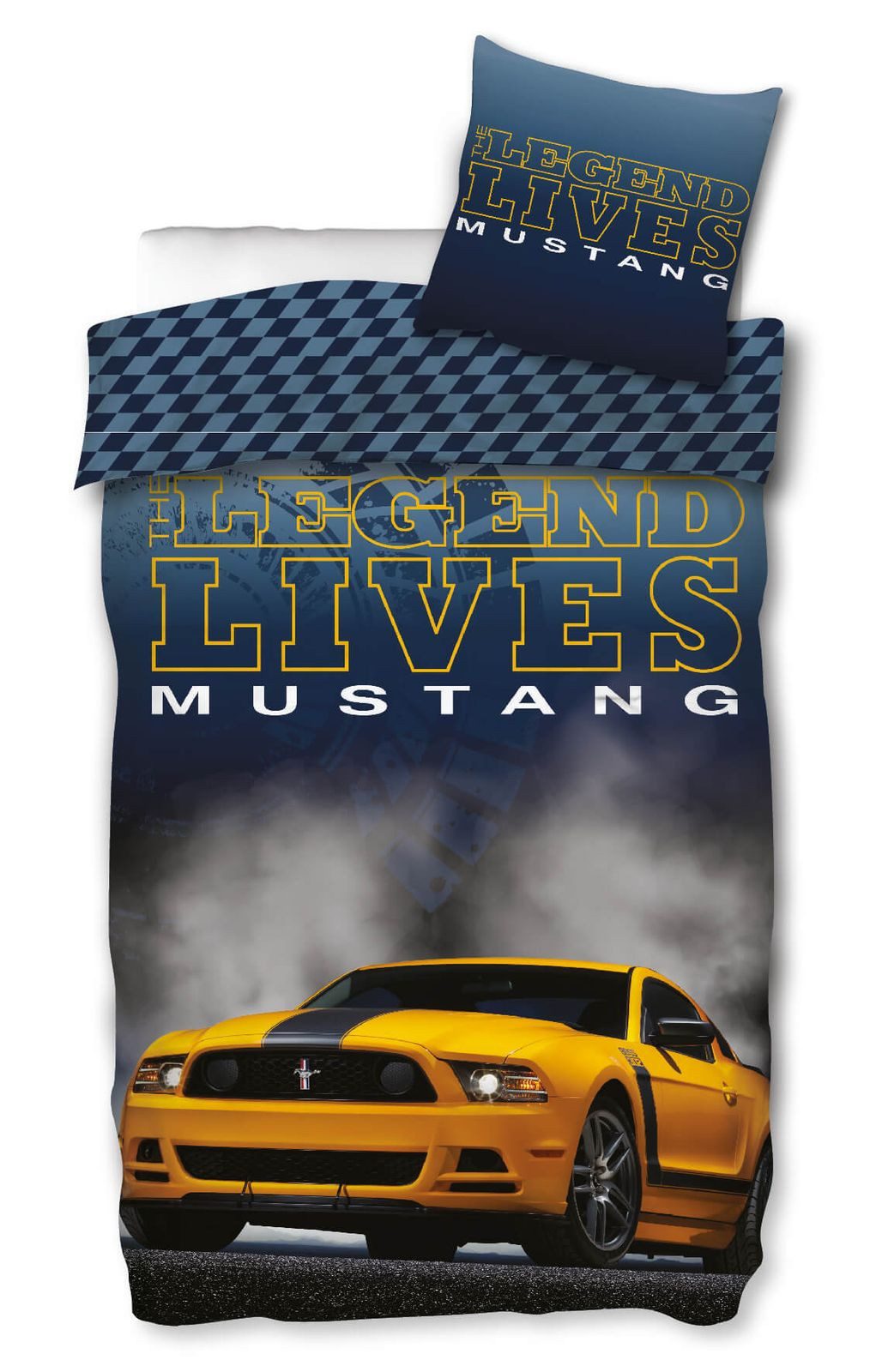 SkyBrands Bettwäsche Ford Mustang - Wende-Bettwäsche-Set, 135x200 & 80x80, günstig online kaufen